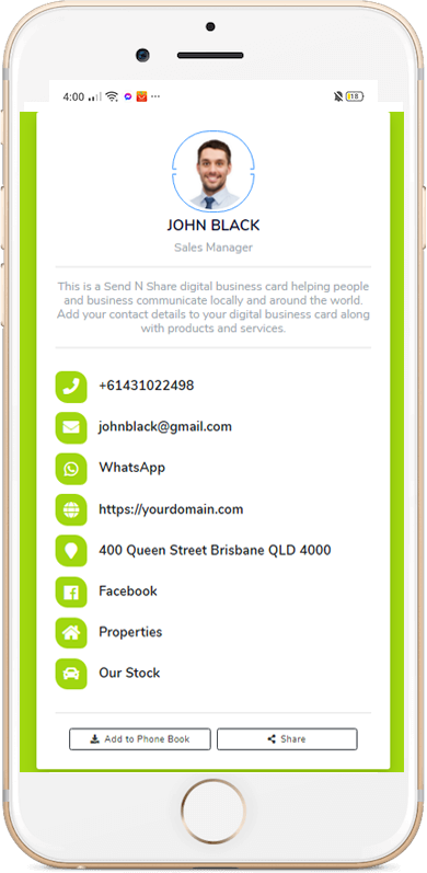 App Screenshot Construction Digital Marketing Software